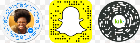 how can i generate a circular qr-code like a messenger - snapchat is the new black