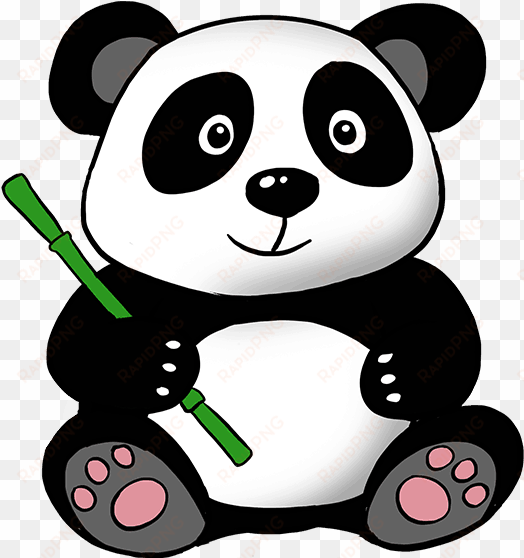 how to draw a cute cartoon panda in a few easy steps - panda drawing