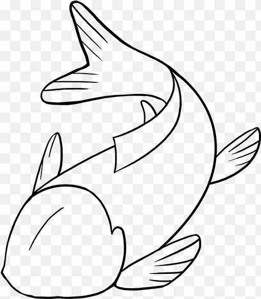 how to draw a koi fish really easy drawing tutorial - fish