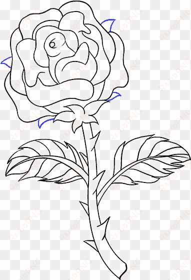 how to draw a rose in a few easy steps easy drawing - draw a rose