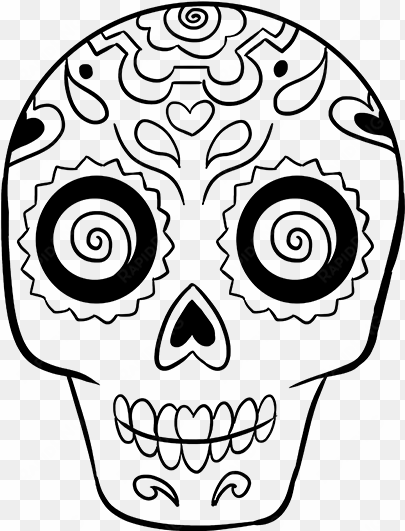 how to draw a sugar skull step step tutorial easy drawing - draw a mexican skull