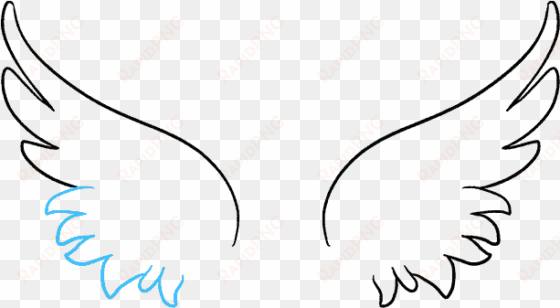 how to draw angel wings in a few easy steps easy drawing - drawing