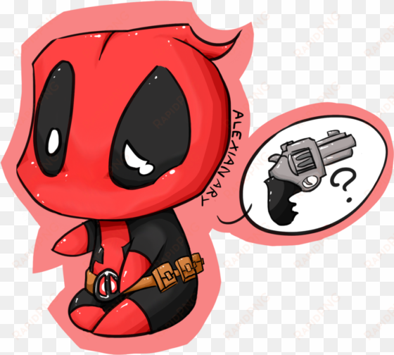 how to draw cute deadpool,