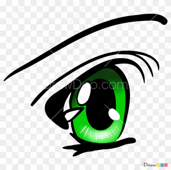 how to draw eye kawaii anime eyes clipart freeuse download - transparent png green anime eyes