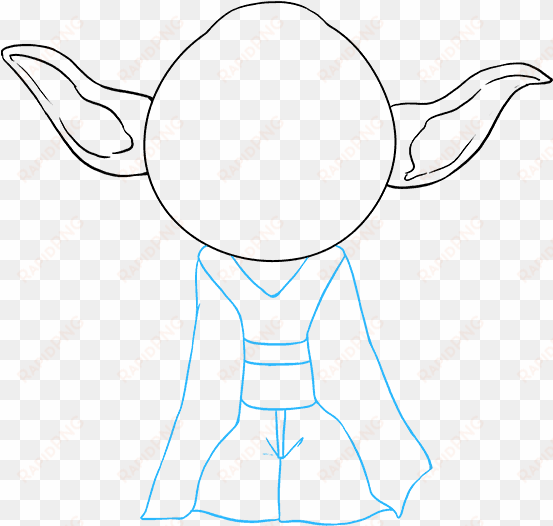 how to draw yoda - drawing