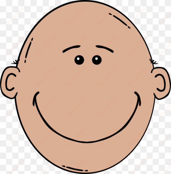 how to set use bald happy man clipart