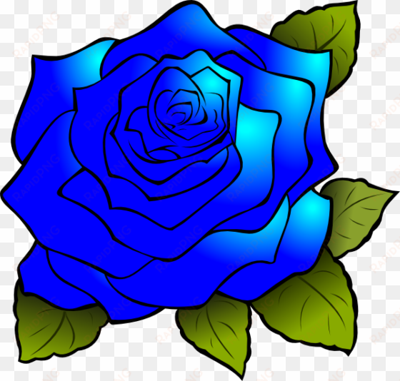 how to set use blue rose clipart
