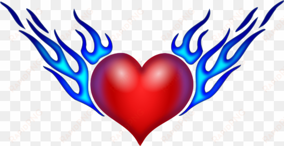 how to set use burning heart clipart