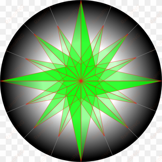 how to set use crystal compass rose clipart