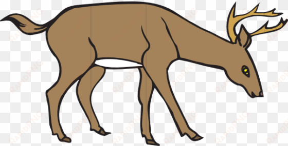 how to set use deer leaning down svg vector