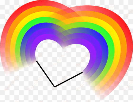 how to set use double rainbow heart clipart