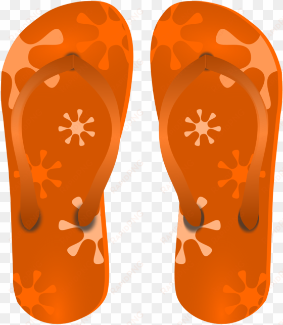 how to set use flip flops clipart