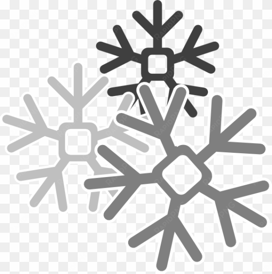 how to set use gray snowflakes clipart