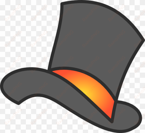 how to set use gray top hat clipart