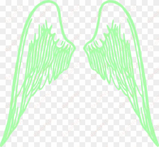 how to set use green angel wings clipart