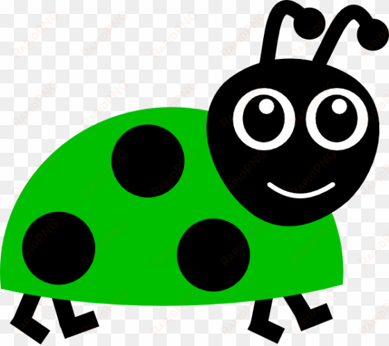 how to set use green lady bug svg vector