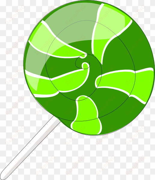 how to set use green lollipop clipart