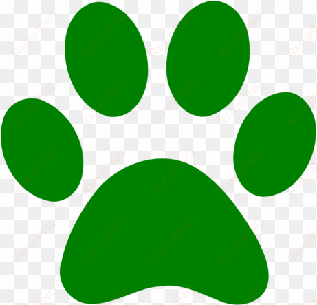 How To Set Use Green Paw Clipart transparent png image