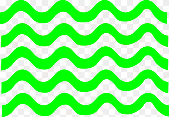 How To Set Use Green Wave Lines Clipart transparent png image