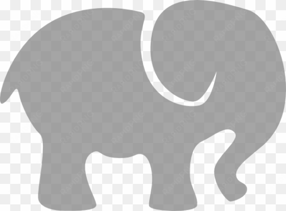 how to set use grey baby elephant clipart