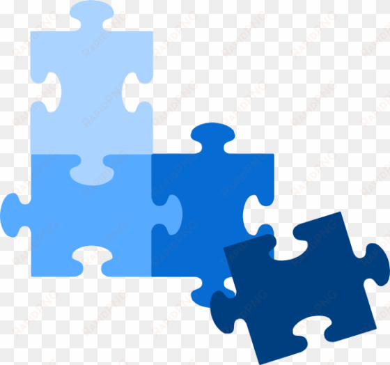 how to set use group of blue puzzle pieces svg vector