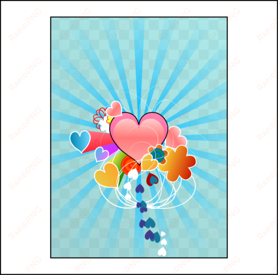 How To Set Use Hearts With Blue Rays Icon Png transparent png image