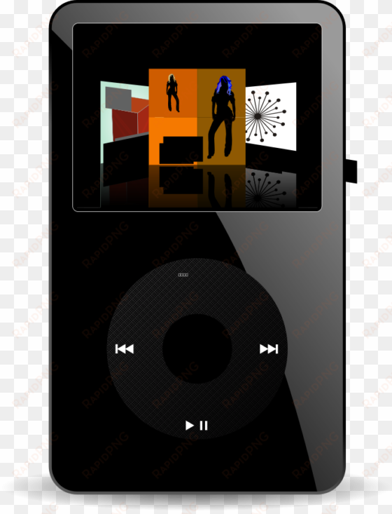 how to set use ipod media player clipart