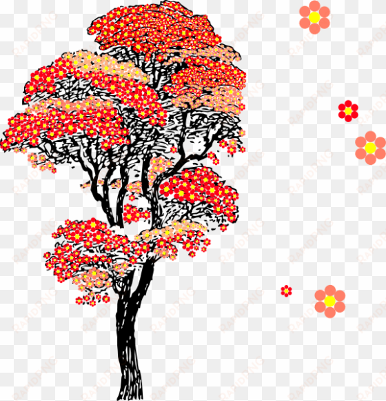 how to set use japanese cherry blossom tree clipart