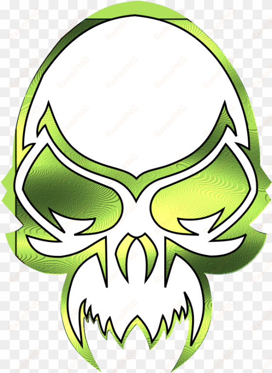 how to set use metalic skull clipart
