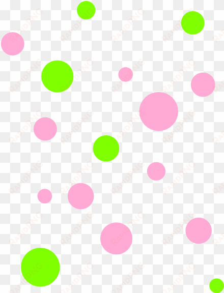 how to set use pink and green polka dots clipart