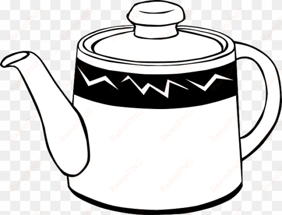 how to set use tea pot clipart