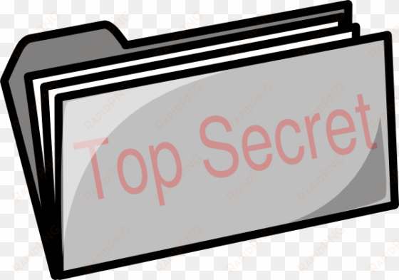 how to set use top secret folder clipart