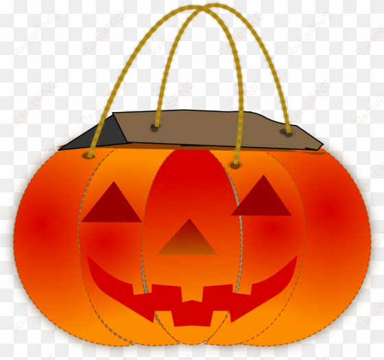 How To Set Use Trick Or Treat Pumpkin Bag Svg Vector transparent png image