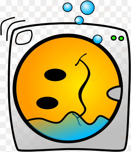 How To Set Use Washing Machine Smiley Clipart transparent png image
