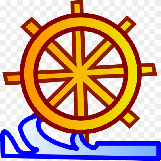 how to set use waves and ship wheel clipart