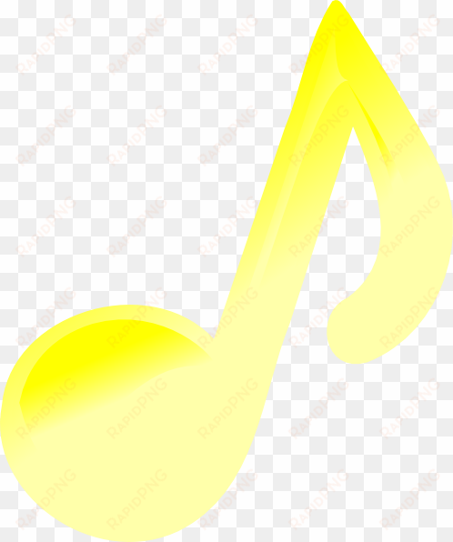 how to set use yellow music note clipart