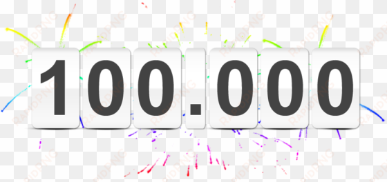 hoy hemos llegado al mágico número de - numero 100.000