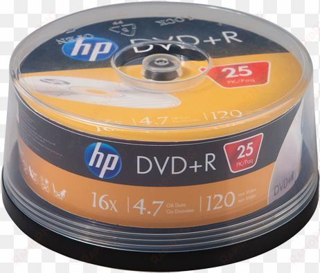 hp dvd r media - hp 4.7gb 16x dvd-rs (25-ct cake box spindle) dm16025cb