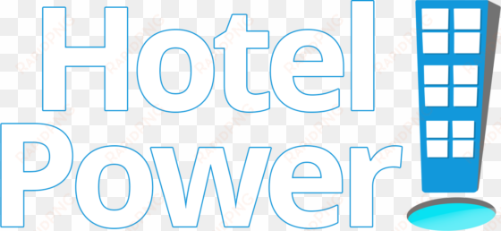 hp logo white - hotel power logo