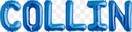 hrhacel - letter i - blue helium foil balloon - 34 inch