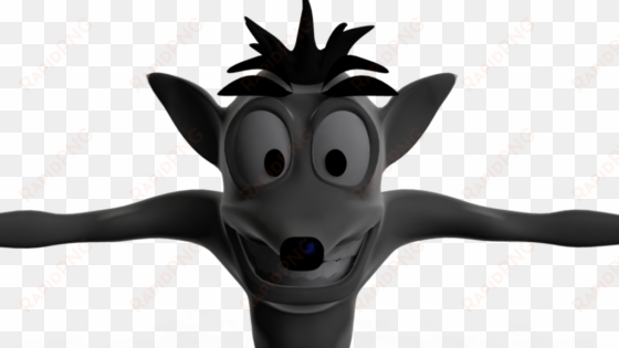 http - //www - junkiemonkeys - com/wp bandicoot animation - black and white crash bandicoot