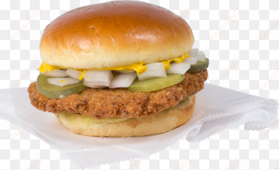 hughbabys slugburger - chicken sandwich