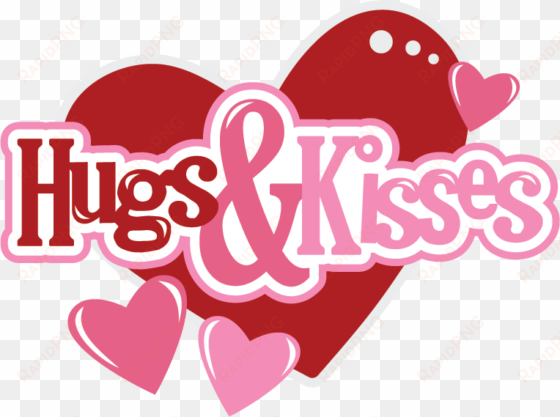 hugs & kisses svg scrapbook files svg files for scrapbooking - many hugs and kisses