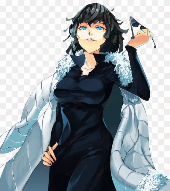 human hair color anime black hair fictional character - one punch man fubuki transparent