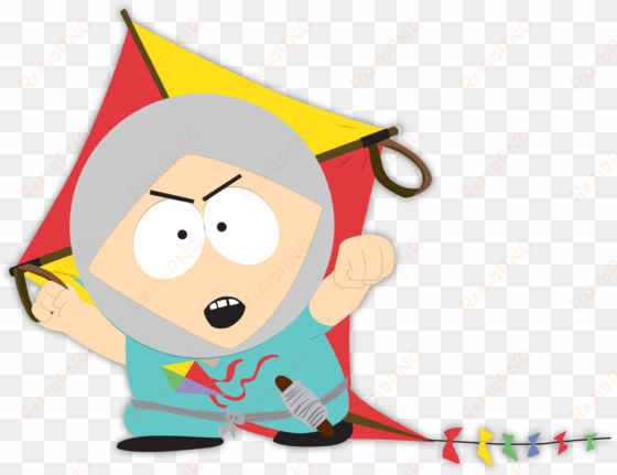 human kite render - south park the fractured but whole human kite