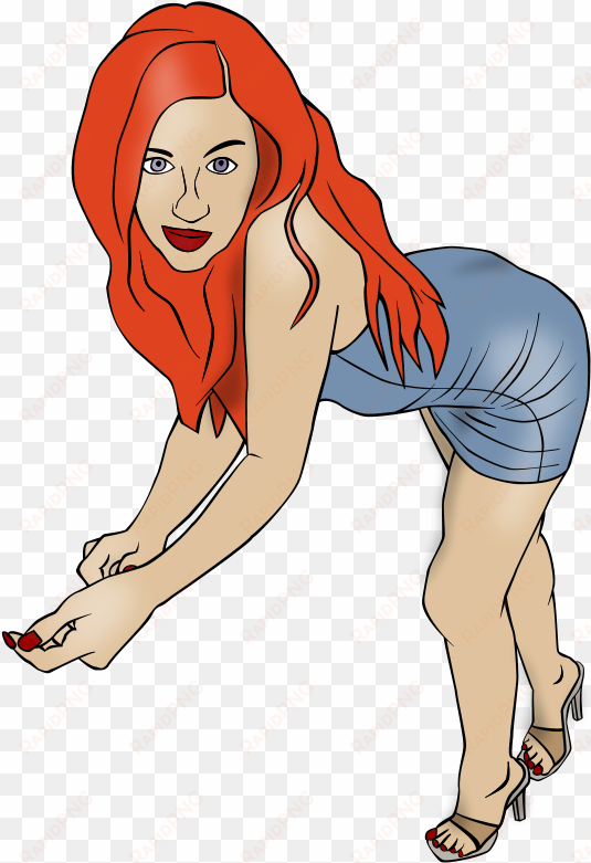 human pin up girl, pin up, stripper, girl, woman, human - cartoon stripper png