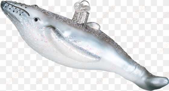 humpback whale old world christmas ornament 12487