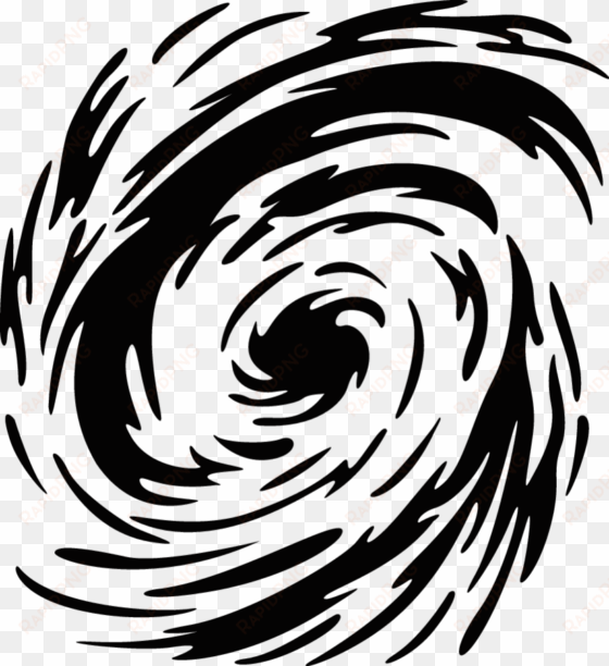 Hurricane Transparent Black And White - Hurricane Clipart Black And White transparent png image