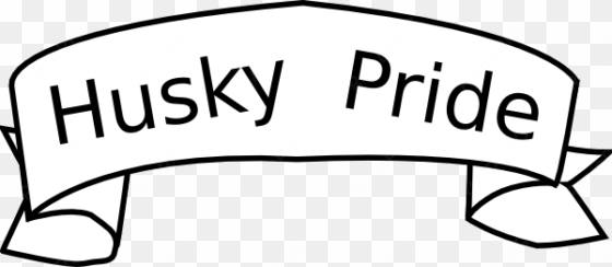 husky pride banner clip art at clker - clip art