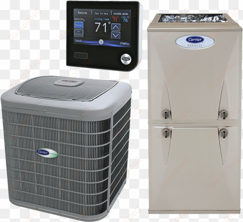 hvac bundle including air conditioner, furnace and - ac furnace carrier